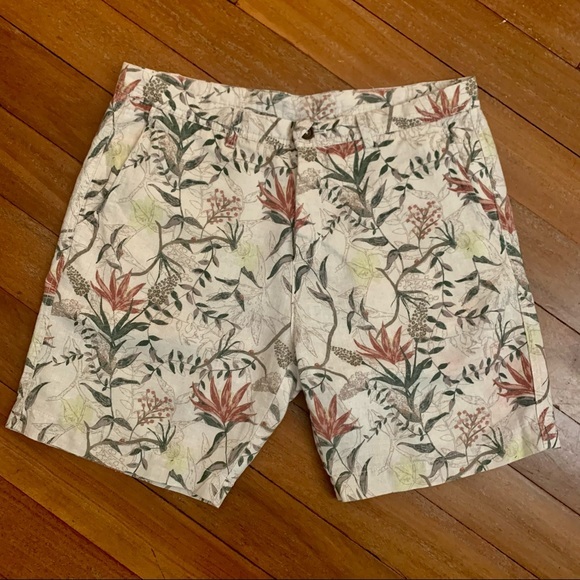 J. Crew Other - J. Crew Naturally Linen Printed Shorts
